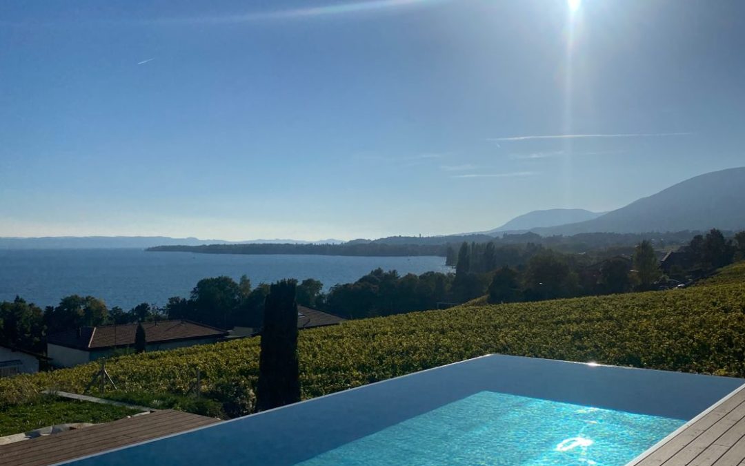 Piscine réalisée par Pred SA Technique Piscine — Le Mouret, Suisse romande