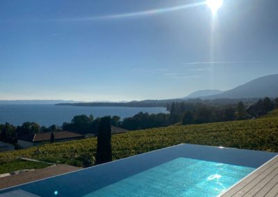 Piscine réalisée par Pred SA Technique Piscine — Le Mouret, Suisse romande