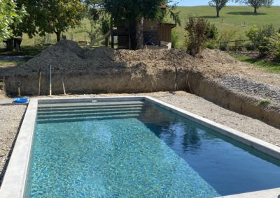 Piscine réalisée par Pred SA Technique Piscine — Le Mouret, Suisse romande