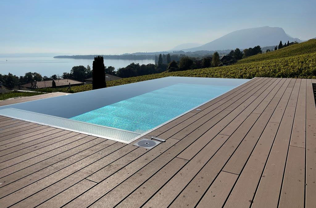 Piscine réalisée par Pred SA Technique Piscine — Le Mouret, Suisse romande