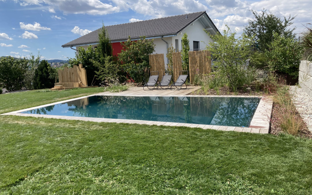 Piscine réalisée par Pred SA Technique Piscine — Le Mouret, Suisse romande