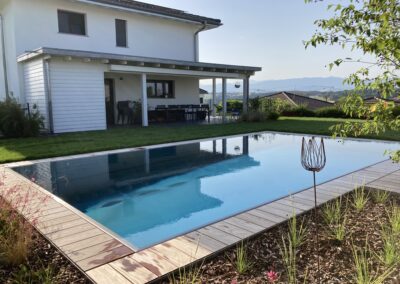 Piscine réalisée par Pred SA Technique Piscine — Le Mouret, Suisse romande